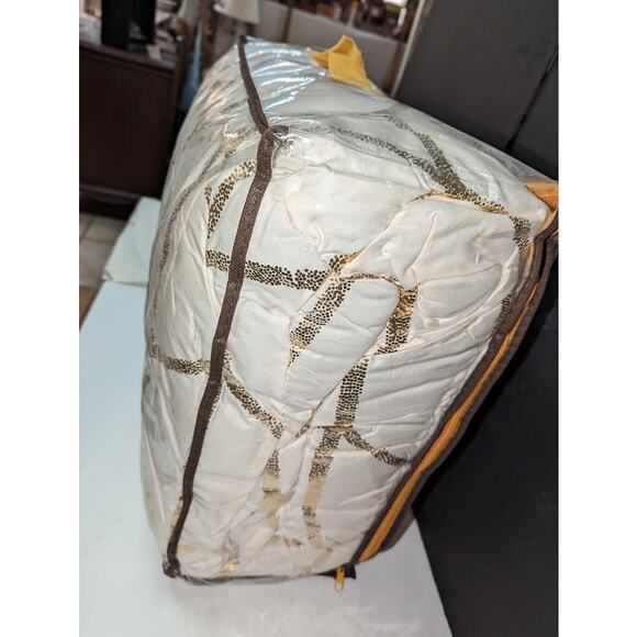 Intelligent Design Love Raina Geo 5-Pc Comforter Set Ivory Gold Full Queen NEW - Picture 8 of 11